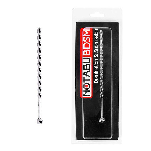 Металлический уретральный плаг-ёлочка без ограничителя Bior toys NTU-80419