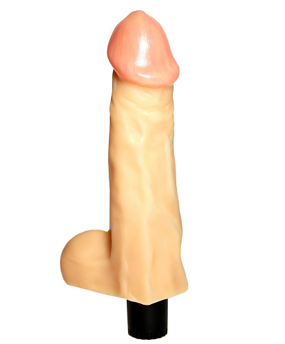 Вибромассажёр-реалистик в коробке телесного цвета Сумерки богов №26 202-26 BX SB (21 см)