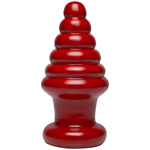 Красный анальный плаг Doc Johnson Destroyer Cherry Bomb 0270-46-CD (22,9 см)