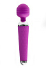 Фиолетовый силиконовый вибромассажёр с 16 видами пульсации 4sexdreaM 47178-1 (19,2 см)