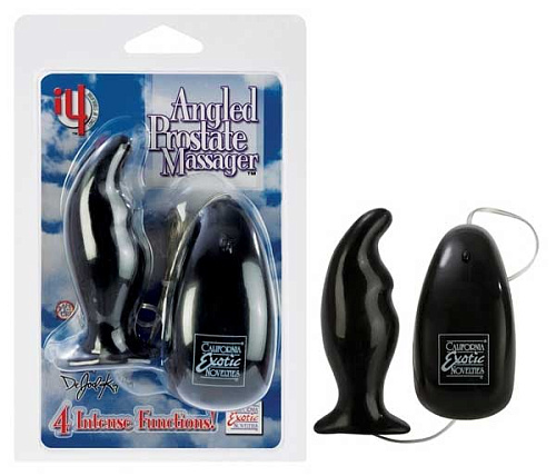 Анальная вибро-пробка California Exotic Novelties Angled Prostate Massager SE-5646-03-2