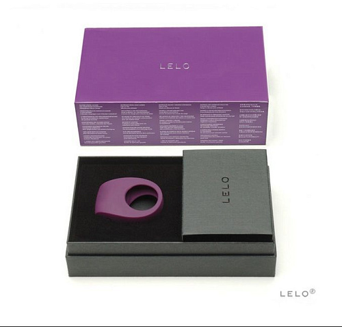 Фиолетовое эрекционное кольцо с вибрацией Lelo Tor 2  LEL1126 Tor 2 Purple