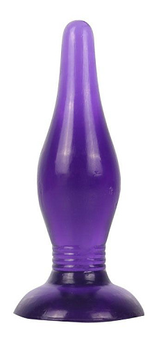 Фиолетовая анальная втулка Bior toys EE-10017-5 (15 см)