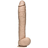 Телесный фаллоимитатор большого размера со съёмной присоской Vac-U-Lock Doc Johnson The Naturals 12 Dong with Balls 5015-01-BX (29,5 см)