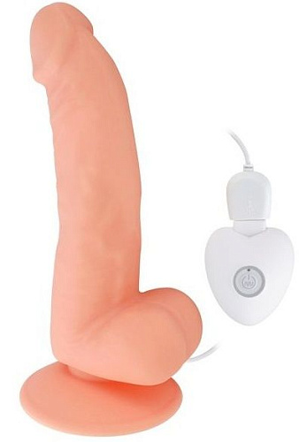 Телесный вибратор Howells SEDUCER 20 Function Spirited Dick 170309Flesh (19 см)