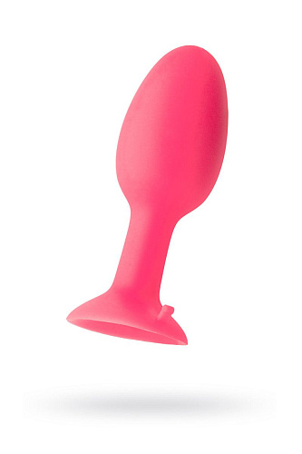 Розовая пробка со встроенным во внутрь стальным шариком POPO Pleasure 731309 (10,5 см)