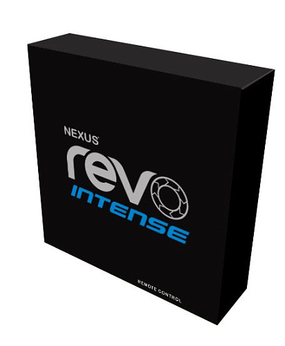 Чёрный массажёр простаты с вращающейся головкой Nexus Range REVO INTENSE E24803 (14,5 см)