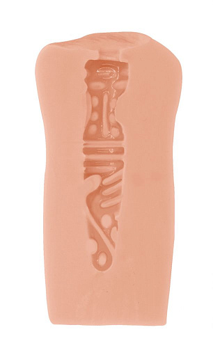 Мастурбатор с виброкольцом телесного цвета Lola toys Satisfaction Magazine Airhostess 2102-08lola