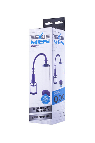 Фиолетовая вакуумная помпа с прозрачной колбой Sexus 709004-4