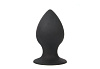 Чёрная анальная пробка Bior toys Sex Expert SEM-55037 (7 см)