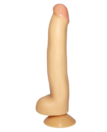 Большой фаллоимитатор телесного цвета Сумерки богов «Самурай» 2100-00 BX SB (25 см)