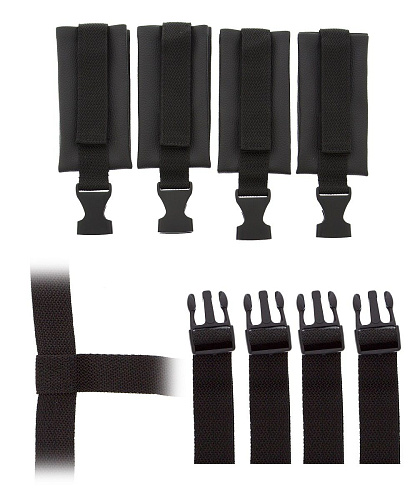 Набор для фиксации на кровати Bed Restraint Cuff Set Blush Novelties 520001