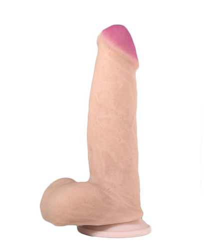 Телесный фаллоимитатор из киберкожи с присоской Сумерки богов №53 3201-53 BX DD (19 см)