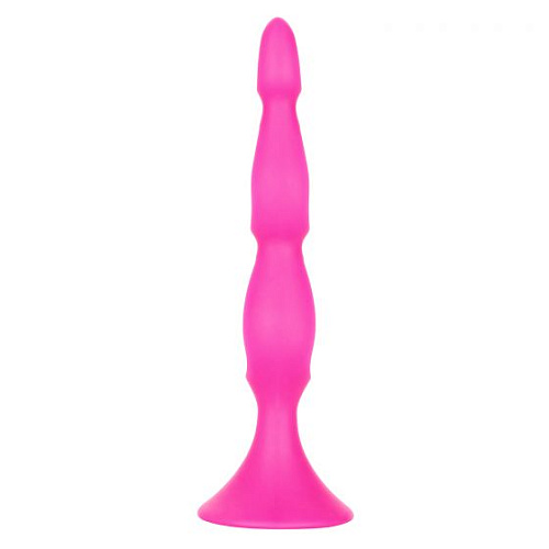 Розовая анальная ёлочка California Exotic Novelties Silicone Triple Probe SE-0393-51-2 (14,5 см)