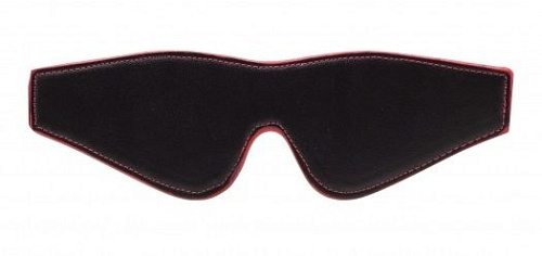 Чёрно-красная двусторонняя маска на глаза Shots Media BV Reversible Eyemask OU185RED