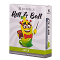 Зелёный стимулирующий презерватив-насадка Sitabella Roll Ball Apple 1428