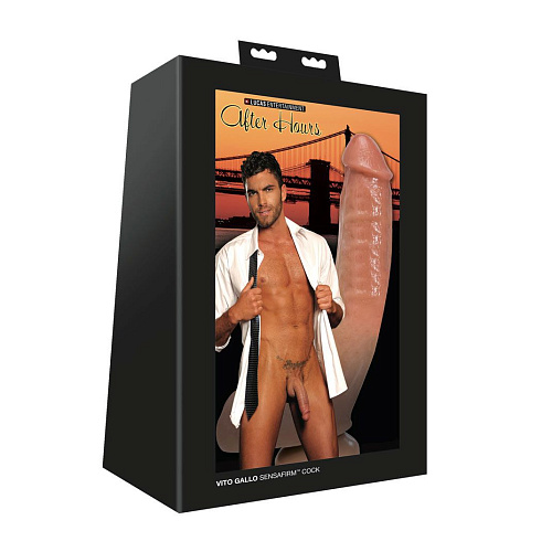 Телесный фаллоимитатор на присоске Topco Sales After Hours Vito Gallo s Cock 1101032 (24 см)