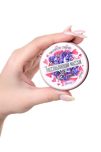 Массажная свеча  с ароматом лаванды ToyFa «Расслабляющий массаж»  722017