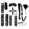 Изысканный черный набор БДСМ Bior toys NTB-80488