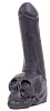 Чёрный фаллоимитатор-гигант с черепом O-Products Cock with Skull 115-KB09 (28 см)