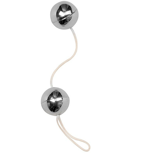 Серебристые вагинальные шарики NMC LITTLE FRISKY LOVE BALLS SILVER 150193