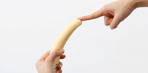 Жёлтый вибратор Tenga IROHA MIKAZUKI HMF-01 (17,5 см)