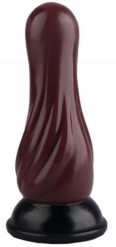 Коричневая анальная втулка с круглой головкой Сумерки богов 1016-43 BX DD (17,5 см)