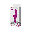 Вибратор фиолетового цвета с клиторальным отростком Baile Pretty Love Bert  BI-014346 (18,8 см)