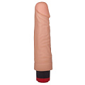 Гелевый вибратор с крупной головкой телесного цвета LOVETOY (А-Полимер) 111100 (17,5 см)