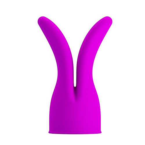 Лиловая съёмная насадка для жезлового вибратора Baile Darren BI-014366-0602