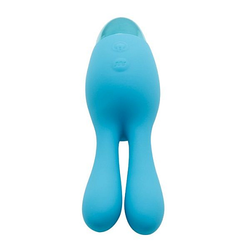 Голубой вибратор Howells INDULGENCE Rechargeable Dream Bunny 174215blue (15 см)