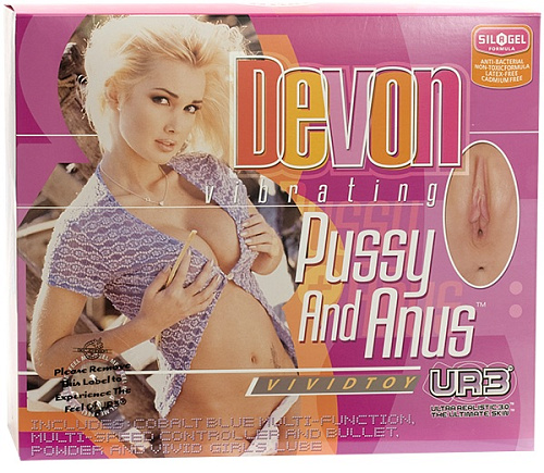 Многоскоростная вагина и анус в телесном цвете Doc Johnson DEVON 5539-01-BX