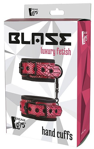 Розово-чёрные наручи Dream Toys HAND CUFFS 21649