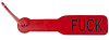 Красная шлёпалка Пикантные штучки Fuck DP507 (31,5 см)