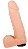 Телесный фаллоимитатор-насадка для трусиков с плугом LOVETOY (А-Полимер) 201400 (16 см)