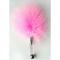Щекоталка из розовых перьев с пластиковой ручкой Bior toys MLF-90003-6 (17 см)