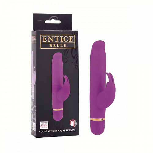 Лиловый вибратор с клиторальной стимуляцией California Exotic Novelties ENTINCE BELLE SE-4734-10-3
