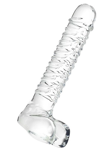 Стеклянный прозрачный фаллоимитатор Sexus Sexus Glass 912297