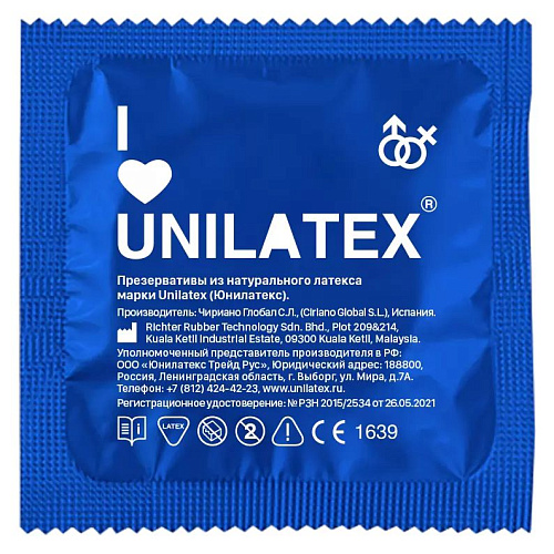 Ультратонкие презервативы Unilatex Ultra Thin №12 + №3 (12 шт + 3 шт)