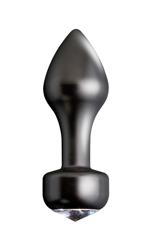 Металлическая анальная пробка в чёрном цвете Pipedream Mini Luv Plug PD4436-23