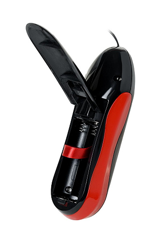 Чёрная анальная втулка с пультом D-PENG Leopard D-PENG DP-18005 (12,2 см)