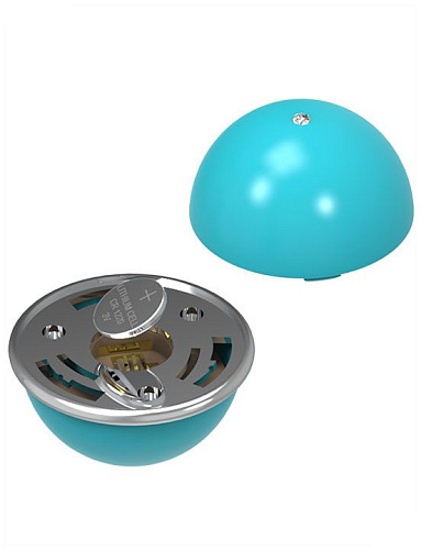 Бирюзовое виброяйцо с пультом управления ML Creation Remote Cherry ML-RC-S-GB