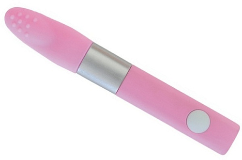 Розовый клиторальный вибромассажёр Qvibry Q1