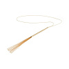Золотистое ожерелье-плеть Bijoux Indiscrets Magnifique 0181
