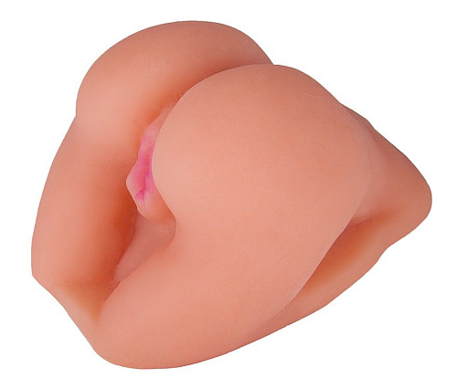 Нежная упругая попка из киберкожи в телесном цвете LOVETOY (А-Полимер) 657401