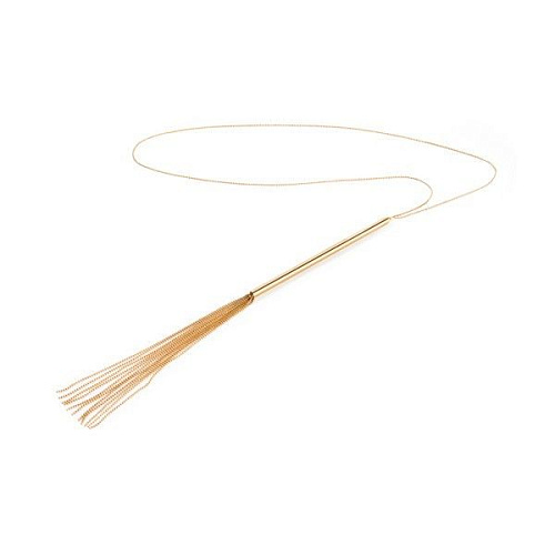 Золотистое ожерелье-плеть Bijoux Indiscrets Magnifique 0181