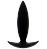 Чёрная мини-пробка для анальной стимуляции Dream Toys BOOTYFUL ANAL PLUG XTRA SMALL BLACK 21010 (9 см)