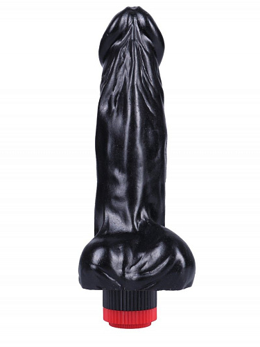 Чёрный вибратор-реалистик Сумерки богов №26 352-26 BX DD (19,5 см)