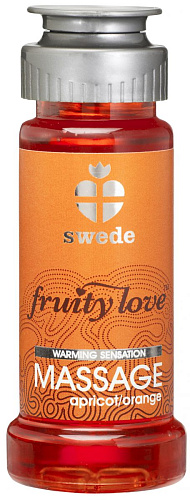 Лосьон для массажа с ароматом абрикоса и апельсина Swede Fruity Love Massage Apricot/Orange FLM-APO-050-132