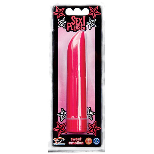 Розовый мини-вибратор Topco Sales Sex Please! Sweet Emotion Vibe 2100101 (12,7 см)